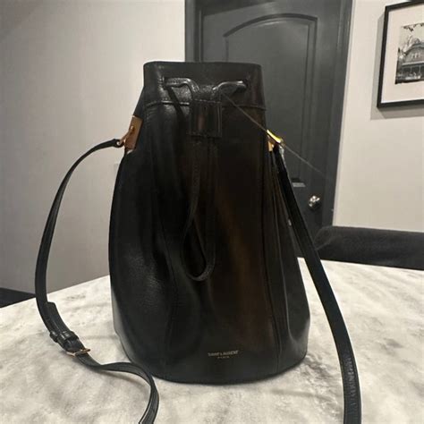 ysl talitha small bucket bag|Saint Laurent Small Talitha Leather Bucket Bag .